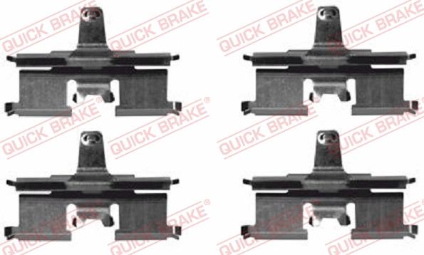 QUICK BRAKE 1091692 - Set accesorii, placute frana aaoparts.ro