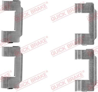 QUICK BRAKE 1091646 - Set accesorii, placute frana aaoparts.ro