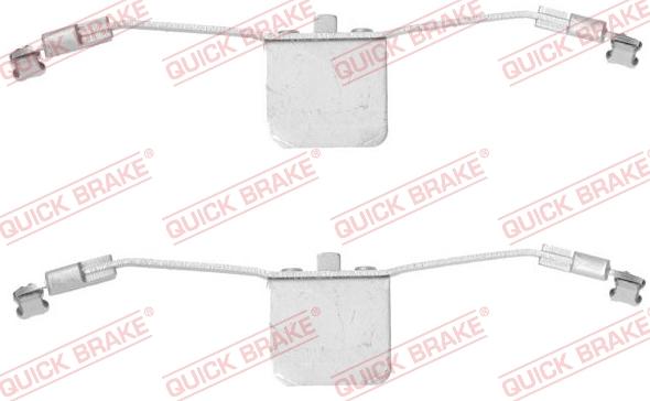 QUICK BRAKE 1091641 - Set accesorii, placute frana aaoparts.ro