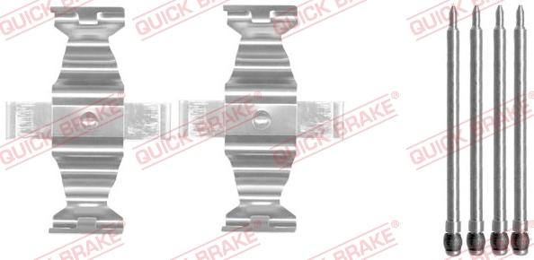 QUICK BRAKE 1091643 - Set accesorii, placute frana aaoparts.ro