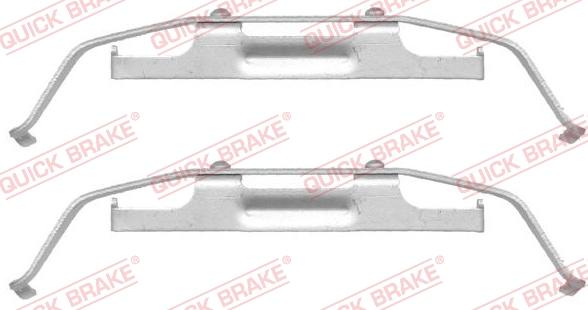 QUICK BRAKE 1091642 - Set accesorii, placute frana aaoparts.ro