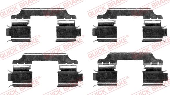 QUICK BRAKE 1091654 - Set accesorii, placute frana aaoparts.ro