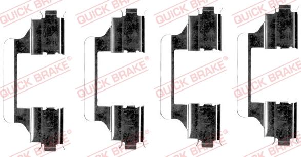 QUICK BRAKE 1091656 - Set accesorii, placute frana aaoparts.ro