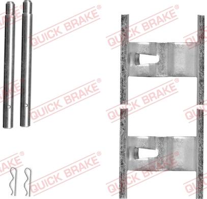 QUICK BRAKE 1091660 - Set accesorii, placute frana aaoparts.ro