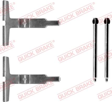 QUICK BRAKE 1091661 - Set accesorii, placute frana aaoparts.ro