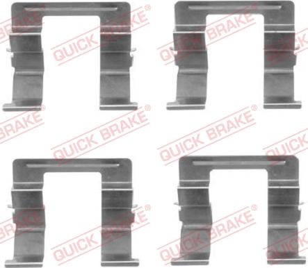 QUICK BRAKE 1091605 - Set accesorii, placute frana aaoparts.ro