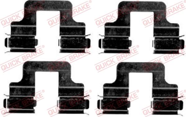 QUICK BRAKE 1091606 - Set accesorii, placute frana aaoparts.ro