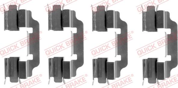 QUICK BRAKE 1091601 - Set accesorii, placute frana aaoparts.ro