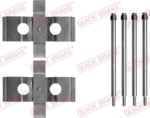 QUICK BRAKE 1091611 - Set accesorii, placute frana aaoparts.ro