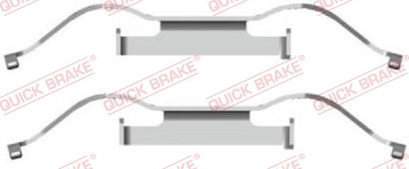 QUICK BRAKE 1091681 - Set accesorii, placute frana aaoparts.ro