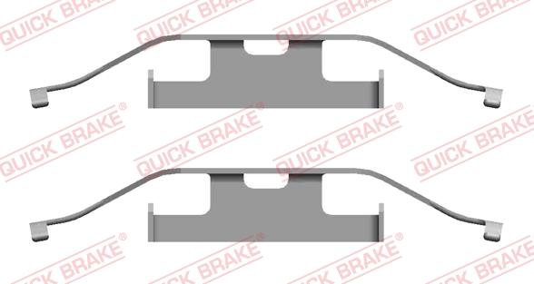 QUICK BRAKE 1091682 - Set accesorii, placute frana aaoparts.ro