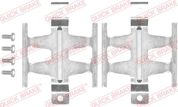 QUICK BRAKE 1091687 - Set accesorii, placute frana aaoparts.ro