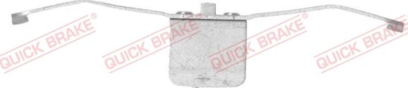 QUICK BRAKE 109-1639-1 - Set accesorii, placute frana aaoparts.ro