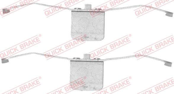 QUICK BRAKE 1091639 - Set accesorii, placute frana aaoparts.ro