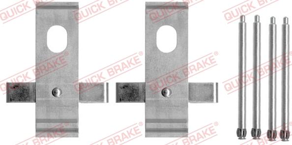 QUICK BRAKE 1091634 - Set accesorii, placute frana aaoparts.ro