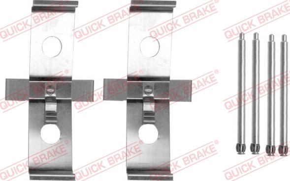 QUICK BRAKE 1091674 - Set accesorii, placute frana aaoparts.ro