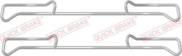 QUICK BRAKE 1091678 - Set accesorii, placute frana aaoparts.ro