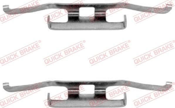 QUICK BRAKE 1091098 - Set accesorii, placute frana aaoparts.ro