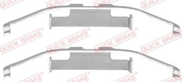 QUICK BRAKE 1091097 - Set accesorii, placute frana aaoparts.ro