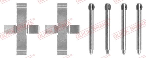 QUICK BRAKE 1091046 - Set accesorii, placute frana aaoparts.ro