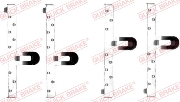 QUICK BRAKE 1091048 - Set accesorii, placute frana aaoparts.ro