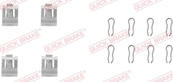 QUICK BRAKE 1091055 - Set accesorii, placute frana aaoparts.ro