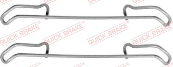 QUICK BRAKE 1091056 - Set accesorii, placute frana aaoparts.ro