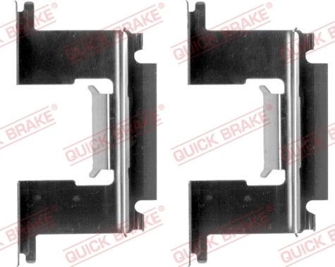 QUICK BRAKE 109-1064-1 - Set accesorii, placute frana aaoparts.ro