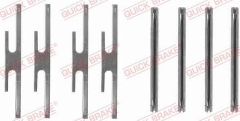 QUICK BRAKE 1091065 - Set accesorii, placute frana aaoparts.ro