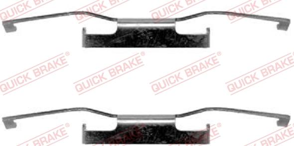 QUICK BRAKE 1091011 - Set accesorii, placute frana aaoparts.ro