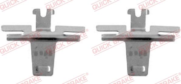 QUICK BRAKE 109-1018-1 - Set accesorii, placute frana aaoparts.ro