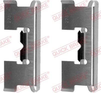 QUICK BRAKE 109-1017-1 - Set accesorii, placute frana aaoparts.ro