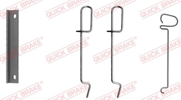 QUICK BRAKE 109-1070-1 - Set accesorii, placute frana aaoparts.ro