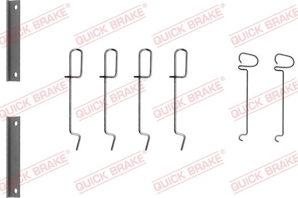 QUICK BRAKE 1091070 - Set accesorii, placute frana aaoparts.ro