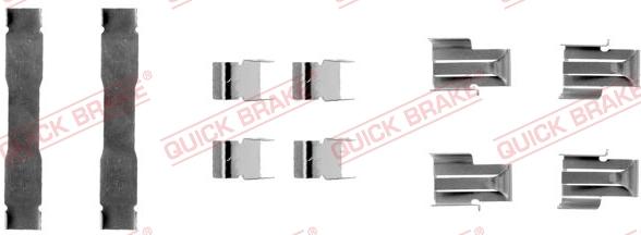 QUICK BRAKE 109-1071 - Set accesorii, placute frana aaoparts.ro