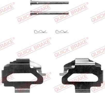 QUICK BRAKE 1091141 - Set accesorii, placute frana aaoparts.ro