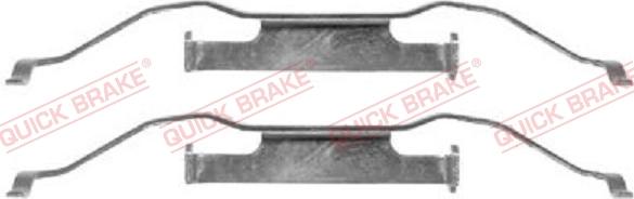 QUICK BRAKE 1091148 - Set accesorii, placute frana aaoparts.ro