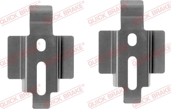 QUICK BRAKE 1091154 - Set accesorii, placute frana aaoparts.ro
