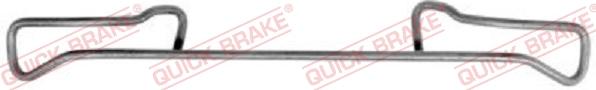 QUICK BRAKE 109-1150-1 - Set accesorii, placute frana aaoparts.ro