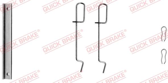 QUICK BRAKE 109-1151-1 - Set accesorii, placute frana aaoparts.ro