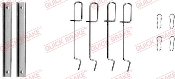 QUICK BRAKE 1091151 - Set accesorii, placute frana aaoparts.ro
