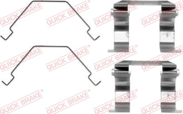 QUICK BRAKE 109-1158-1 - Set accesorii, placute frana aaoparts.ro