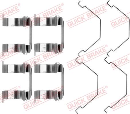 QUICK BRAKE 1091158 - Set accesorii, placute frana aaoparts.ro