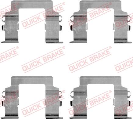 QUICK BRAKE 1091161 - Set accesorii, placute frana aaoparts.ro