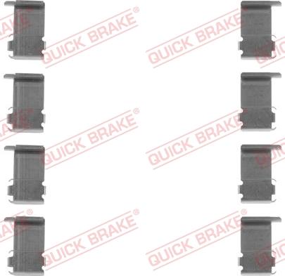 QUICK BRAKE 1091162 - Set accesorii, placute frana aaoparts.ro