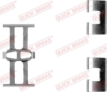 QUICK BRAKE 109-1118-1 - Set accesorii, placute frana aaoparts.ro