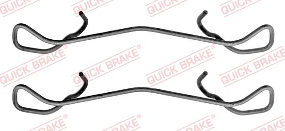 QUICK BRAKE 1091189 - Set accesorii, placute frana aaoparts.ro