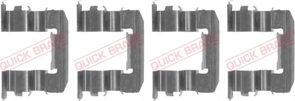 QUICK BRAKE 1091184 - Set accesorii, placute frana aaoparts.ro