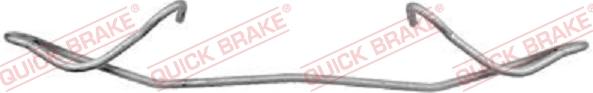QUICK BRAKE 109-1180-1 - Set accesorii, placute frana aaoparts.ro
