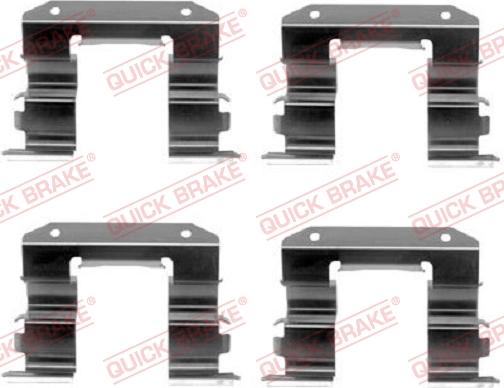 QUICK BRAKE 1091182 - Set accesorii, placute frana aaoparts.ro